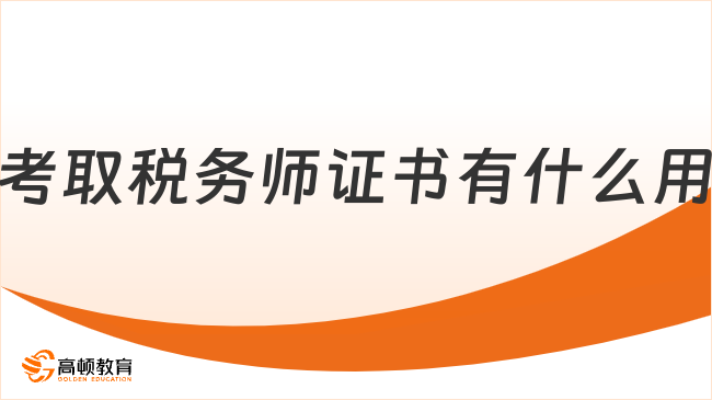 考取税务师证书有什么用？职业晋升+政策福利全解析